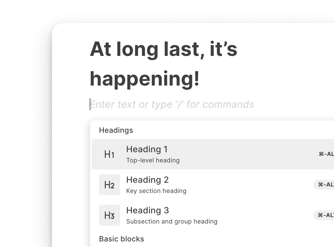 Content Hub listings